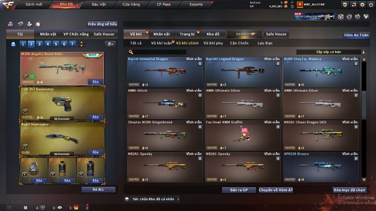 shop acc cf uy tin gia re